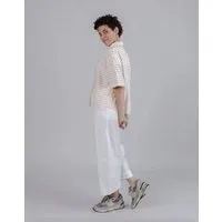 Brava Fabrics Brava Fabrics Mix Oversize Cropped Blouse Narciso – Produktbild 1 von 1