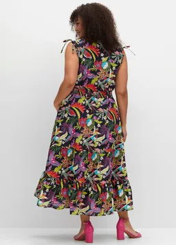 sheego by Joe Browns Maxikleid blau-gemustert – Produktbild 1 von 1