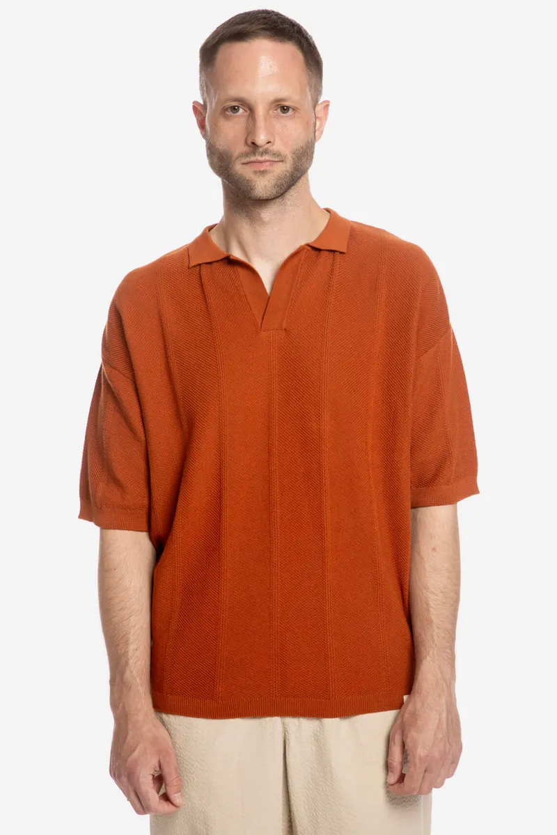 MATONA MATONA Herren vegan Poloshirt Pekannussbraun, Braun, – Produktbild 2 von 2