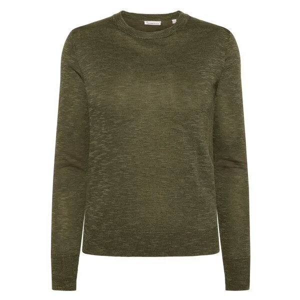 KnowledgeCotton Apparel KnowledgeCotton Apparel Crew-Neck-Pullover aus Tencel Damen, Gruen (forrest-night), – Produktbild 1 von 3