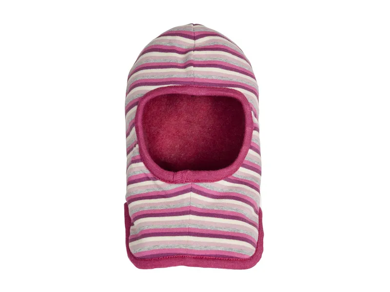 Pickapooh Pickapooh Baby und Kinder Schlupfmütze zum Wenden Bio-Schurwolle granita Gr. 48, Rot, pink, – Produktbild 2 von 2