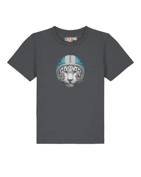 watabout.kids watabout.kids T-Shirt Kinder Racing Tiger, Anthracite, – Produktbild 1 von 2
