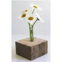 Die Schreiner Christoph Siegel Die Schreiner Christoph Siegel Einzigartige, dekorative Holzvase - Natur-Pur- eckig – Produktbild 1 von 1