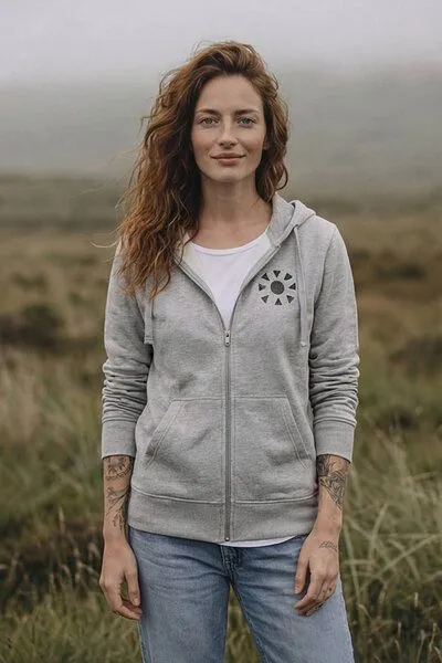 KOKOworld KOKOworld Kapuzenjacke Goa-Zip, Grey sun&soil (grau), – Produktbild 1 von 4