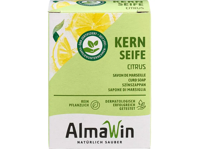 AlmaWin AlmaWin Kernseife "Citrus" Stück, 100 g – Produktbild 1 von 1