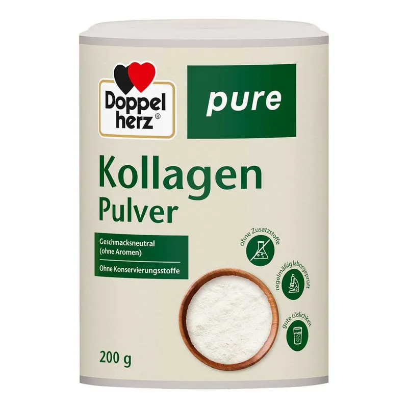 Doppelherz Doppelherz OPPELHERZ Kollagenpulver pure 200g Pulver – Produktbild 3 von 3