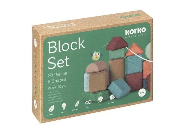 Korko made by Nature Korko made by Nature Bausteine Small Architects 20 tlg. – Produktbild 2 von 3