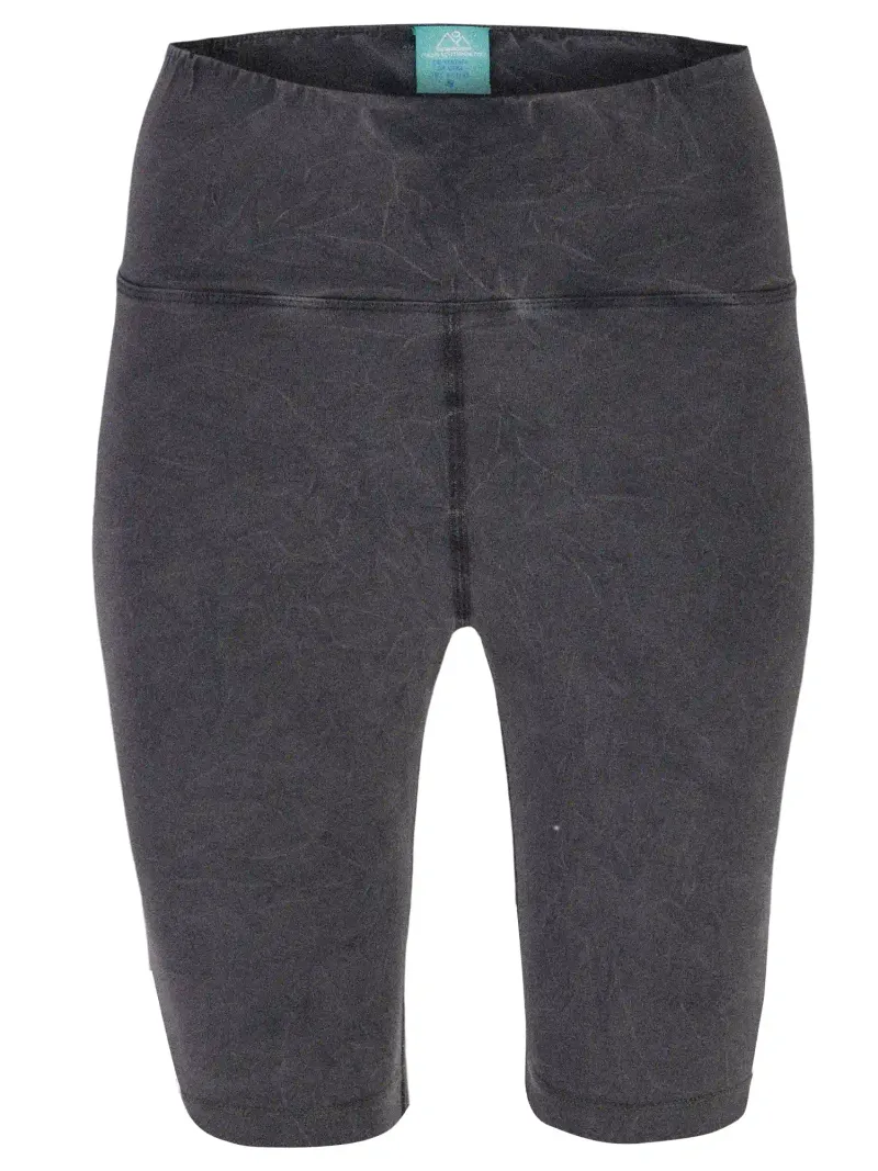 nice to meet me nice to meet me Damen vegan Biker-Shorts Essential Tie-Dye Grau, Grau, – Produktbild 1 von 2