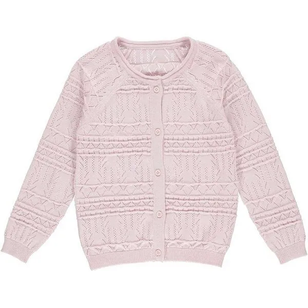 Fred's World by Green Cotton Fred's World by Green Cotton Strickjacke Ajour, Rosa, – Produktbild 1 von 1
