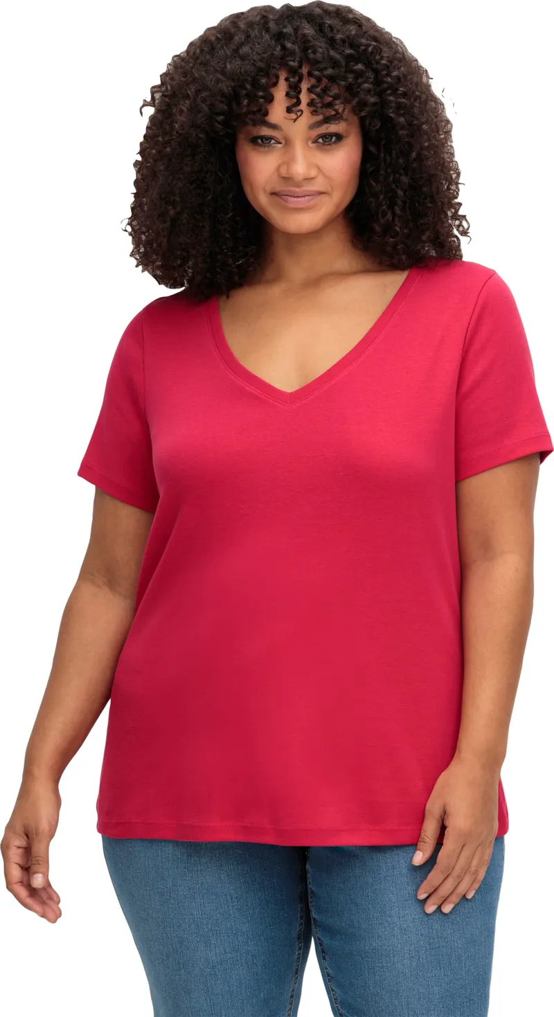 sheego T-Shirt sorbet pink, Sorbet pink, – Produktbild 2 von 2