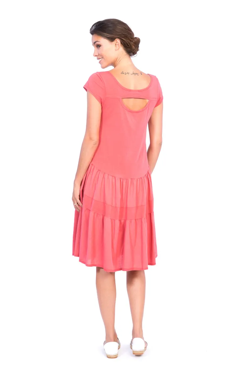 RAVENS VIEW IBIZA RAVENS VIEW IBIZA Damen vegan Kleid Seventy Candy Red, Hellrot, – Produktbild 1 von 2