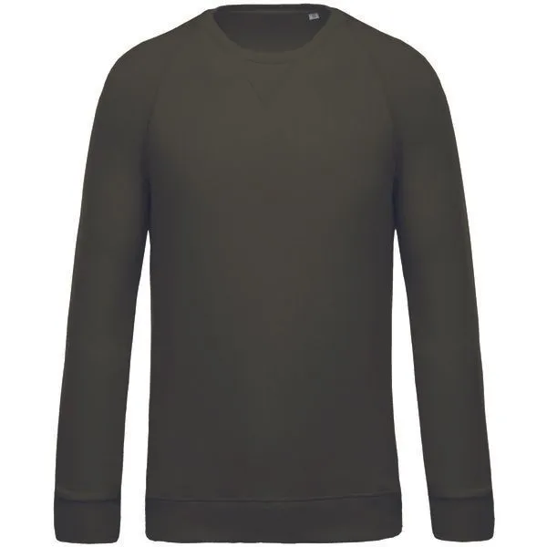 Greenspired Greenspired Herren Bio Raglan Sweatshirt 300g/m² S - 3 XL, Moosgrün, – Produktbild 1 von 1