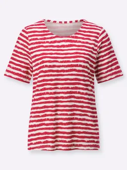Witt Ringelshirt rot-ecru-geringelt – Produktbild 1 von 1