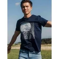 Kultgut Kultgut Artdesign - Klassik Shirt 100% Biobaumwolle / Abstract Mountain – Produktbild 1 von 1