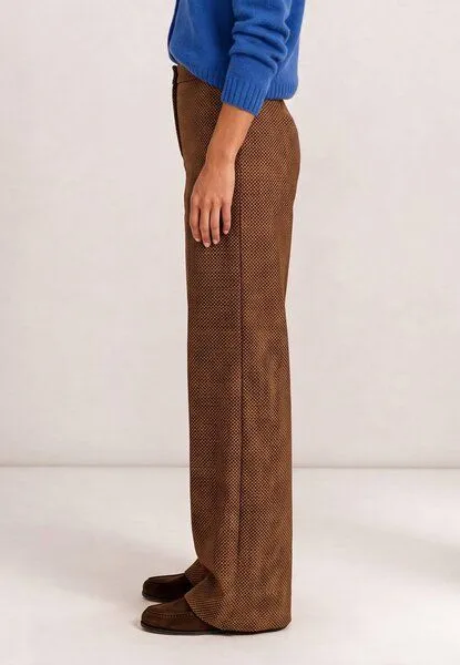 LANA Organic LANA Organic Hose, Modell Susana, Caro hazel - schwarz, – Produktbild 4 von 4