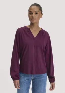 hessnatur hessnatur Jersey-Bluse Relaxed aus reiner Bio-Baumwolle – Produktbild 1 von 1