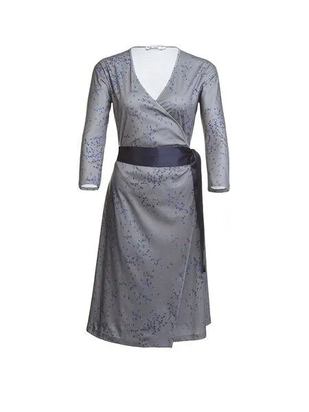 Skrabak Skrabak Jerseykleid, Grau, – Produktbild 2 von 4