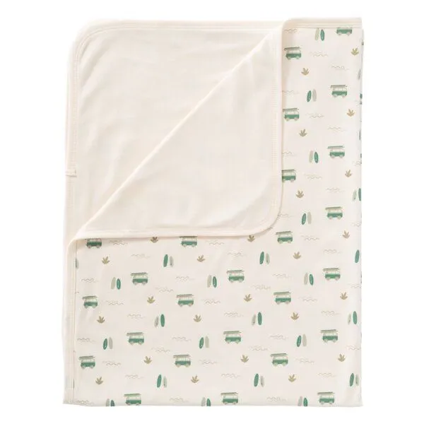 Fresk Fresk Babydecke mit Print – 80 × 100 cm, 100 % Bio-Baumwolle, Surf boy, – Produktbild 1 von 1