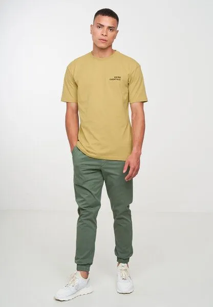 recolution Herren T-Shirt aus weicher Baumwolle (Bio) | APOSERIS BICYCLE recolution, Hops yellow (gelb), – Produktbild 3 von 4