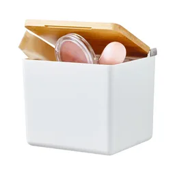 Tesa SE Tesa SE tesa® BABOO Aufbewahrungsbox klein, mit Bambusdeckel, zusätzlicher Stauraum für das Bad_ST – Produktbild 1 von 1