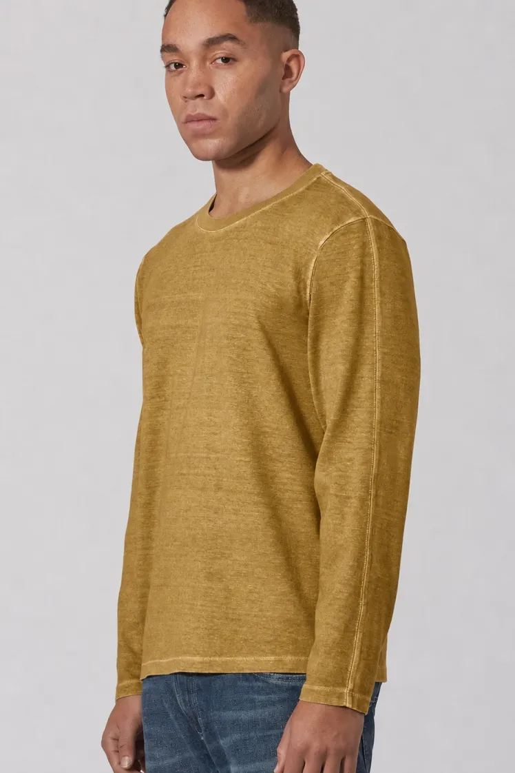 HempAge Hempage Herren vegan Langarmshirt In Erdnussbraun, Braun, – Produktbild 2 von 2