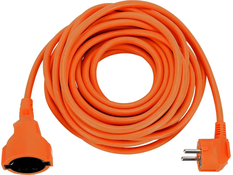 REV REV Schutzkontakt-Verlängerung H05VV-F 3G1,5², 10 m, orange – Produktbild 1 von 1