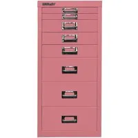 Bisley Schubladenschrank 8 Schübe, DIN A4 pink – Produktbild 1 von 1