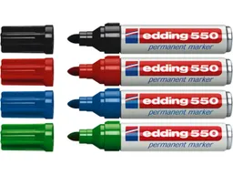 Edding 4er Set edding Permanentmarker "550" – Produktbild 1 von 1
