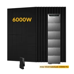 Anker Anker SOLIX Solarbank 4 E5000 Pro, mit 12 x 500 Bifaziale Solarmodule, by Powerness - 30kWh / Pre-Sale Special: Gratis Smart Meter Gen 2 / Selbstabholung – Produktbild 1 von 1