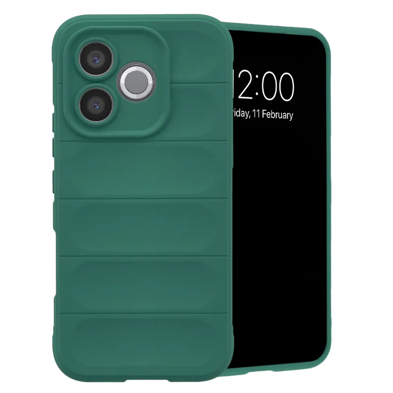 imoshion imoshion EasyGrip Backcover für das Honor 600 Lite, Dunkelgrün, – Produktbild 1 von 1