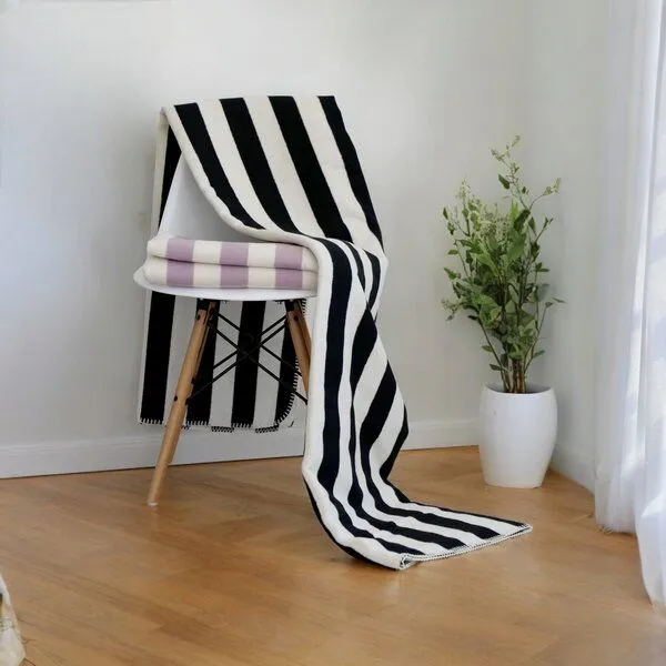 RIEMA Germany RIEMA Germany SVEA Kuscheldecke aus Bio-Baumwolle, Schwarz, – Produktbild 2 von 4