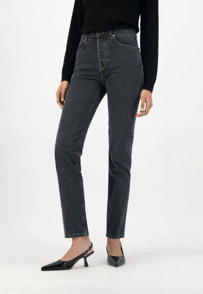 MUD Jeans MUD Jeans Jeans Straight Fit - Piper, Used black, – Produktbild 2 von 3