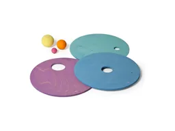 Grimms Grimms GRIMM’S x Stapelstein® Kullerscheiben cool pastell Scheiben Ø 21,4 cm , Kugeln Ø 20,35,45 mm – Produktbild 1 von 1