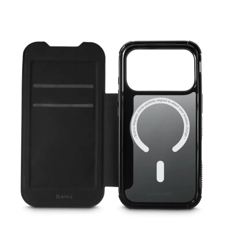 Hama Hama Handytasche "Extreme Protect" für iPhone 17 Pro/18 Pro, magnet., Schwarz, – Produktbild 4 von 5