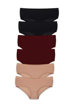 ORGANICATION ORGANICATION KARINNA | Hipster aus Bio-Baumwolle und TENCEL Modal im 6er-Pack – Produktbild 1 von 1