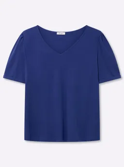 sheego V-Shirt royalblau – Produktbild 1 von 1