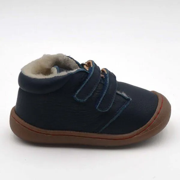 Pololo Pololo Lauflern-Winterschuh "Nino" mit weichem Wollfutter (Bio), Blau, – Produktbild 2 von 3