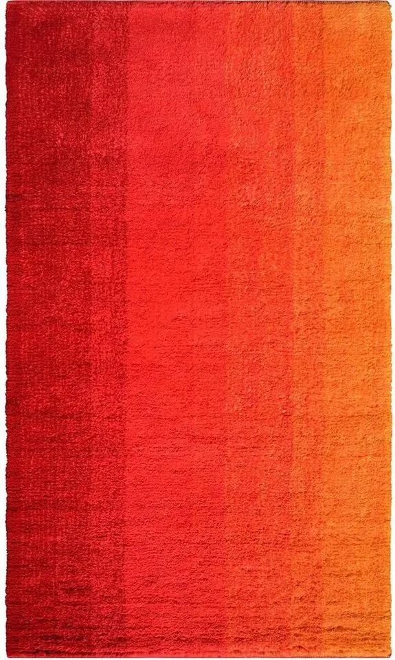 dyckhoff dyckhoff Badematte Colori 09285, Höhe 14 mm, fußbodenheizungsgeeignet, Bio-Baumwolle, rechteckig, Rot, – Produktbild 5 von 5