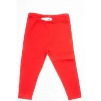 Leela Cotton Leela Cotton Baby Kinder Leggings Bio-Baumwolle Hose Schlafanzüge Unisex 2051, Rot-ziegel, – Produktbild 1 von 1