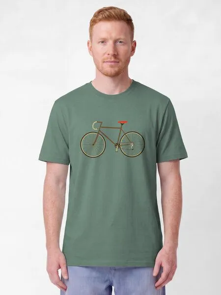 watapparel watapparel T-Shirt Unisex Fahrrad, Green bay, – Produktbild 2 von 2