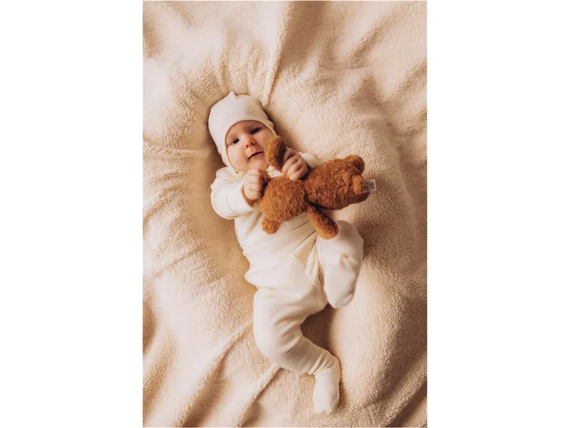 HANS NATUR HANS NATUR Teddybär Bio-Baumwolle (kbA) klein 20 cm, Braun, – Produktbild 2 von 2