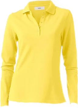 heine Langarm-Poloshirt gelb – Produktbild 1 von 1