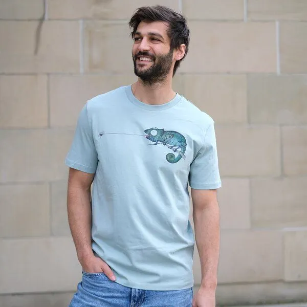 LIGARTI LIGARTI T-Shirt – Fliegenfänger, Mintgrün, – Produktbild 4 von 5