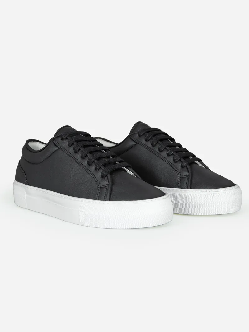 QURC QURC Herren vegan Sneaker Essential Classic, Schwarz, – Produktbild 2 von 2