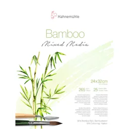 Hahnemühle Hahnemühle Block Bamboo Mixed Media 265g/m² 24x32cm 25 Blatt – Produktbild 1 von 1