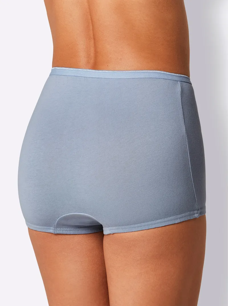 wäschepur Panty 2x bleu-geringelt + 2x bleu, 2x bleu-geringelt + 2x bleu, – Produktbild 3 von 3