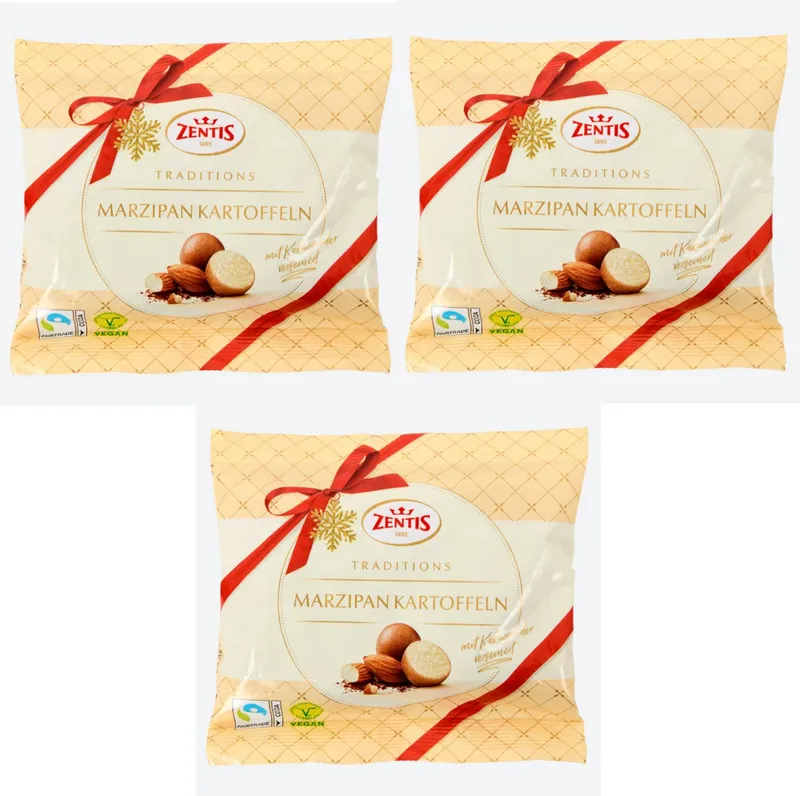 Zentis Zentis Süßigkeit Zentis Marzipan Kartoffeln 3 x 100 g, 3 x – Produktbild 1 von 1