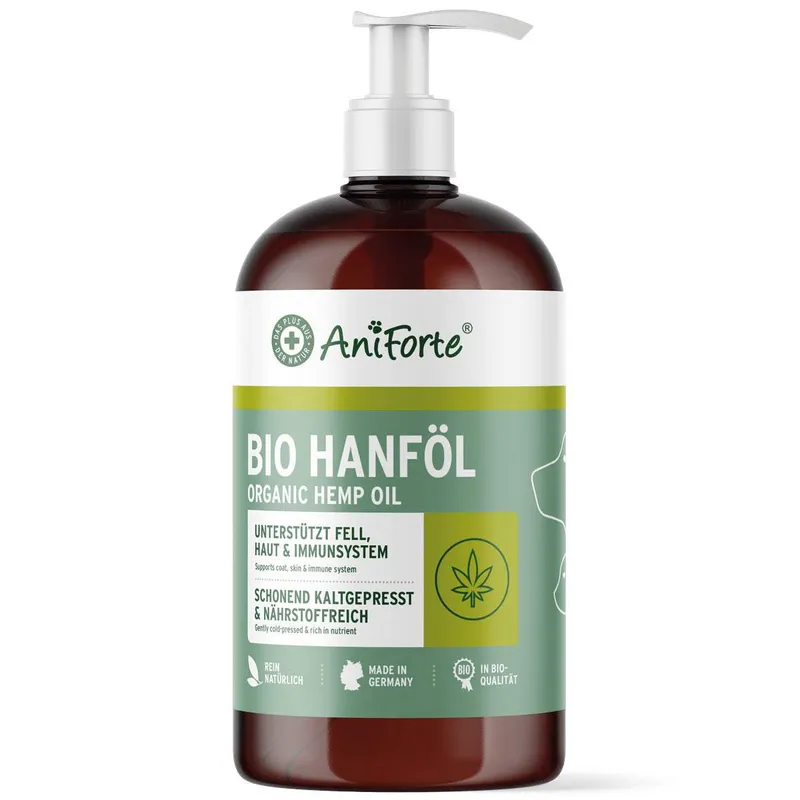 haustierkost.de haustierkost.de AniForte® Bio Hanföl, 250 ml – Produktbild 1 von 1