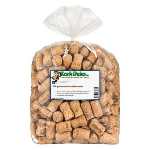 Kork-Deko Kork-Deko 250 Stück gebrauchte Sekt-Korken (Sektkorken) – Produktbild 5 von 6