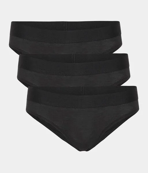 Copenhagen Bamboo 3 schwarze Bambus-Tai-Höschen – Produktbild 1 von 4